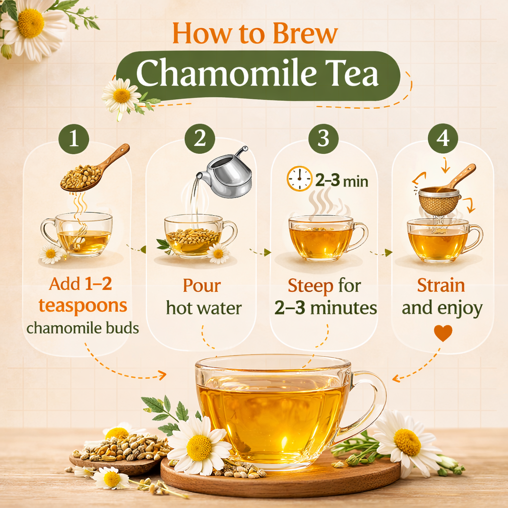 Chamomile Tea – Calm & Relaxation Herbal Tea
